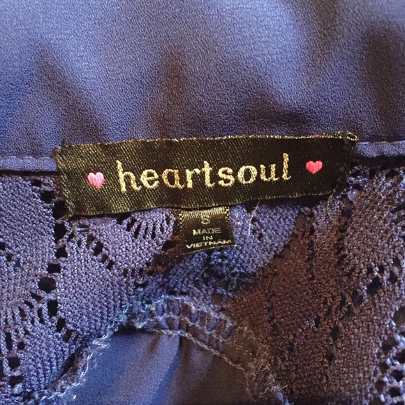 Heartsoul Navy Blue Blouse - Picture 3 of 4